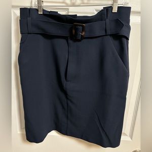 Navy Pencil Skirt with belt, Banana Republic, Size 12